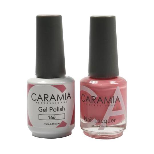 Caramia Gel Nail Polish Duo - 166 Pink Colors