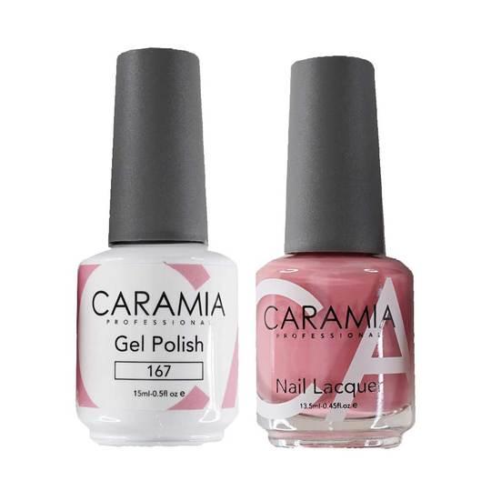 Caramia Gel Nail Polish Duo - 167 Beige Colors