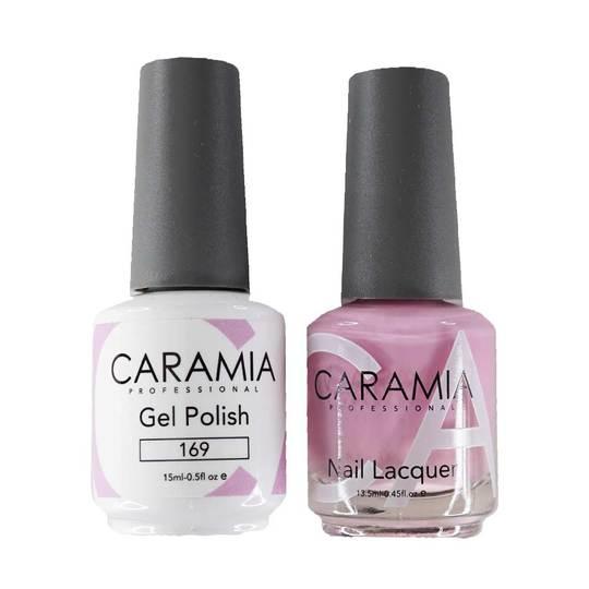 Caramia Gel Nail Polish Duo - 169 Beige, Pink Colors