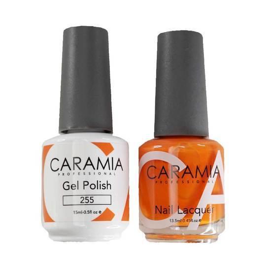  Caramia Gel Nail Polish Duo - 255 Orange Colors by Gelixir sold by DTK Nail Supply