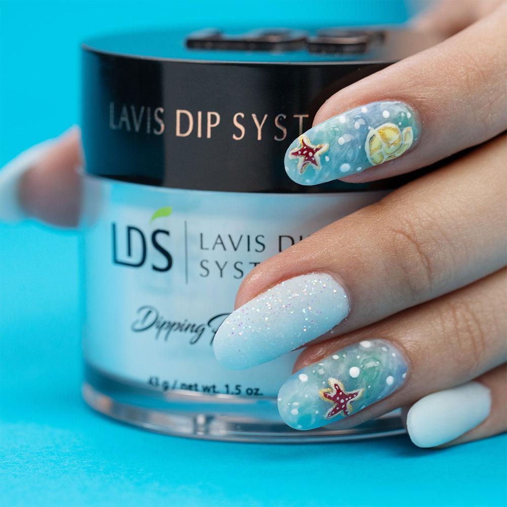 LDS Blue Dipping Powder Nail Colors - 109 A Hint Of Sky