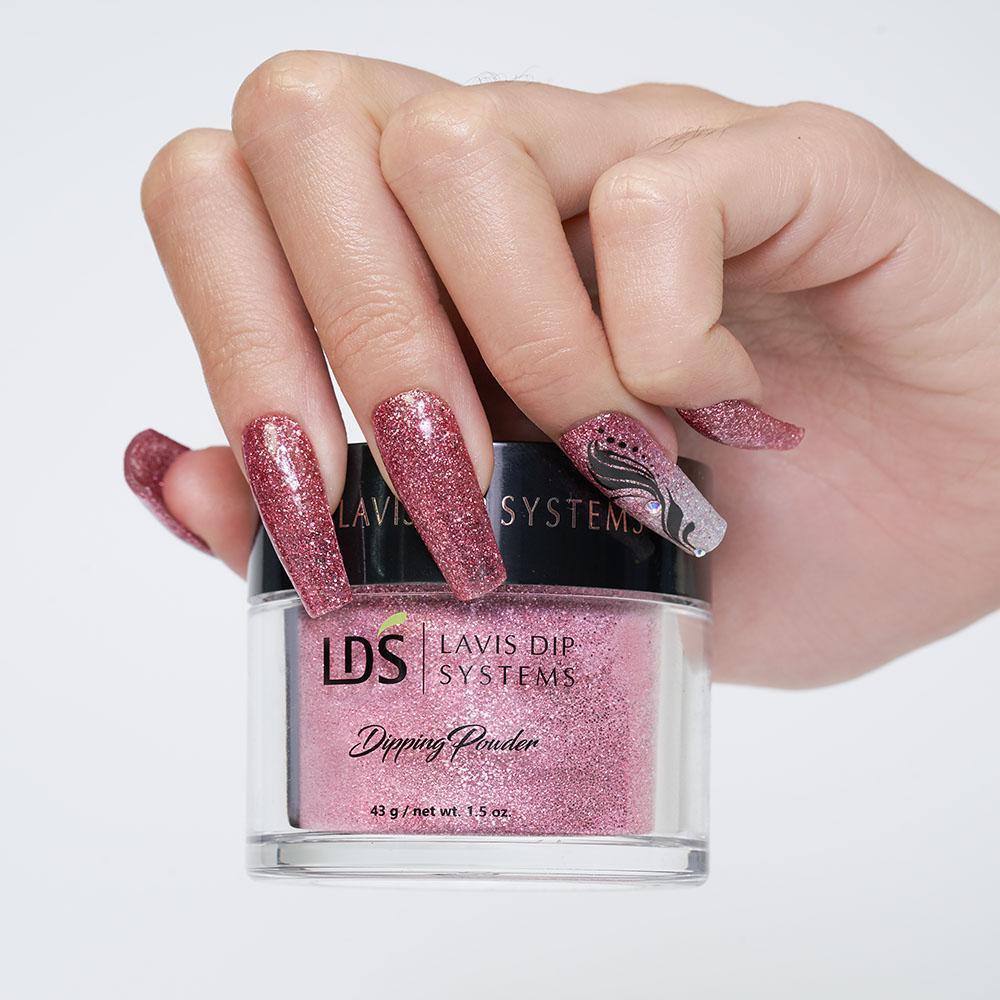 LDS Glitter, Pink Dipping Powder Nail Colors - 167 Close To You