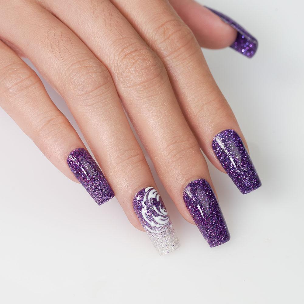 LDS Glitter, Purple Dipping Powder Nail Colors - 175 Celestial