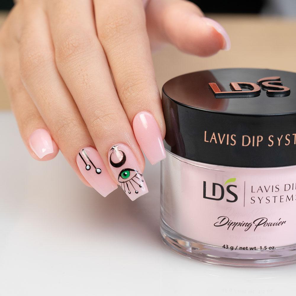 LDS Neutral, Pink Dipping Powder Nail Colors - 050 Ladyfingers