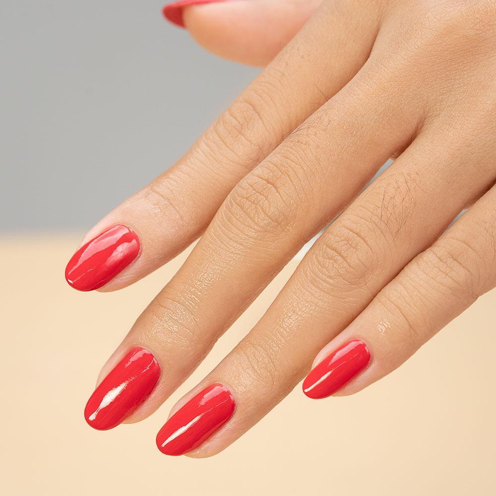 LDS Red Dipping Powder Nail Colors - 075 Grace Upon Grace