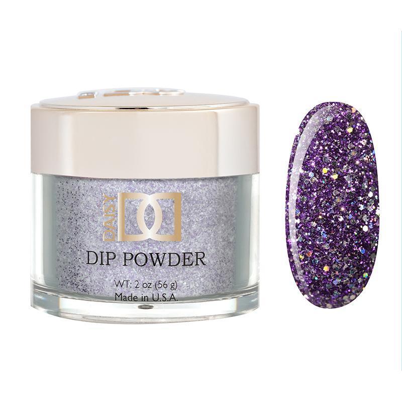 DND Acrylic & Powder Dip Nails 405 - Glitter Purple Colors