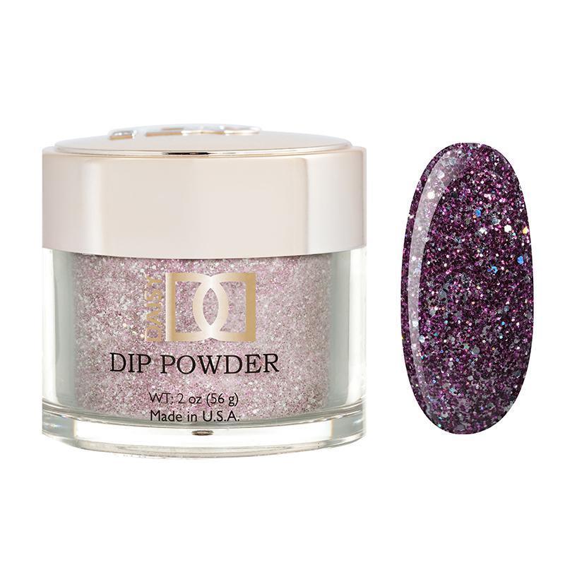 DND Acrylic & Powder Dip Nails 409 - Glitter Purple Colors