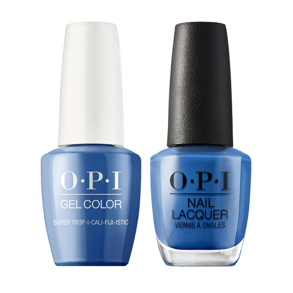 OPI Gel Nail Polish Duo - F87 Super Trop-i-cal-i-fiji-istic - Blue Colors