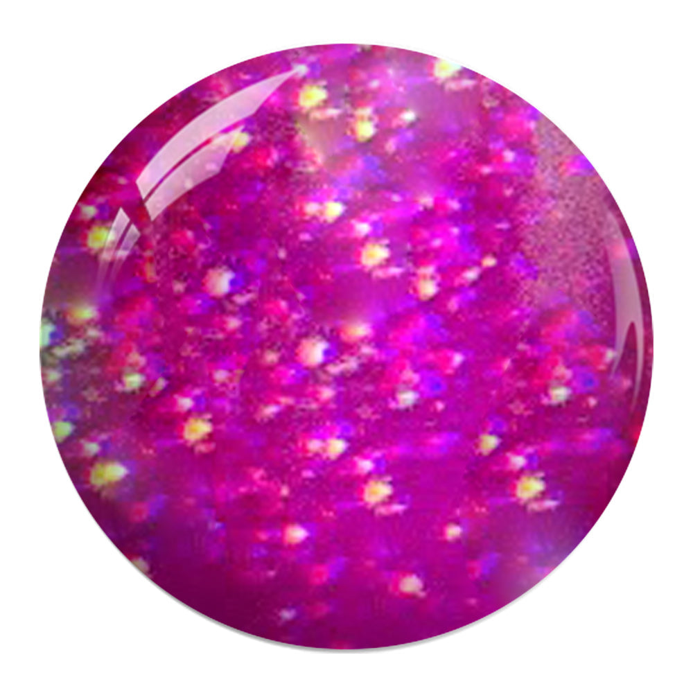 Gelixir Acrylic & Powder Dip Nails 074 Pansy Purple - Purple, Glitter Colors