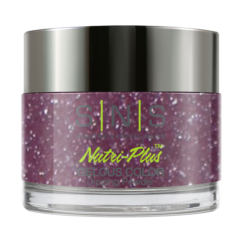SNS Dipping Powder Nail - HD18 - Purple, Glitter Colors