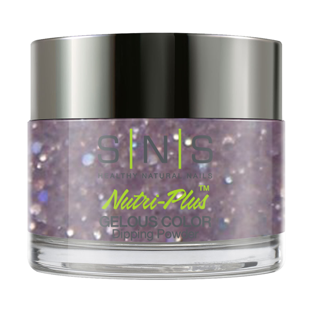 SNS Dipping Powder Nail - HD20 - Purple, Glitter Colors