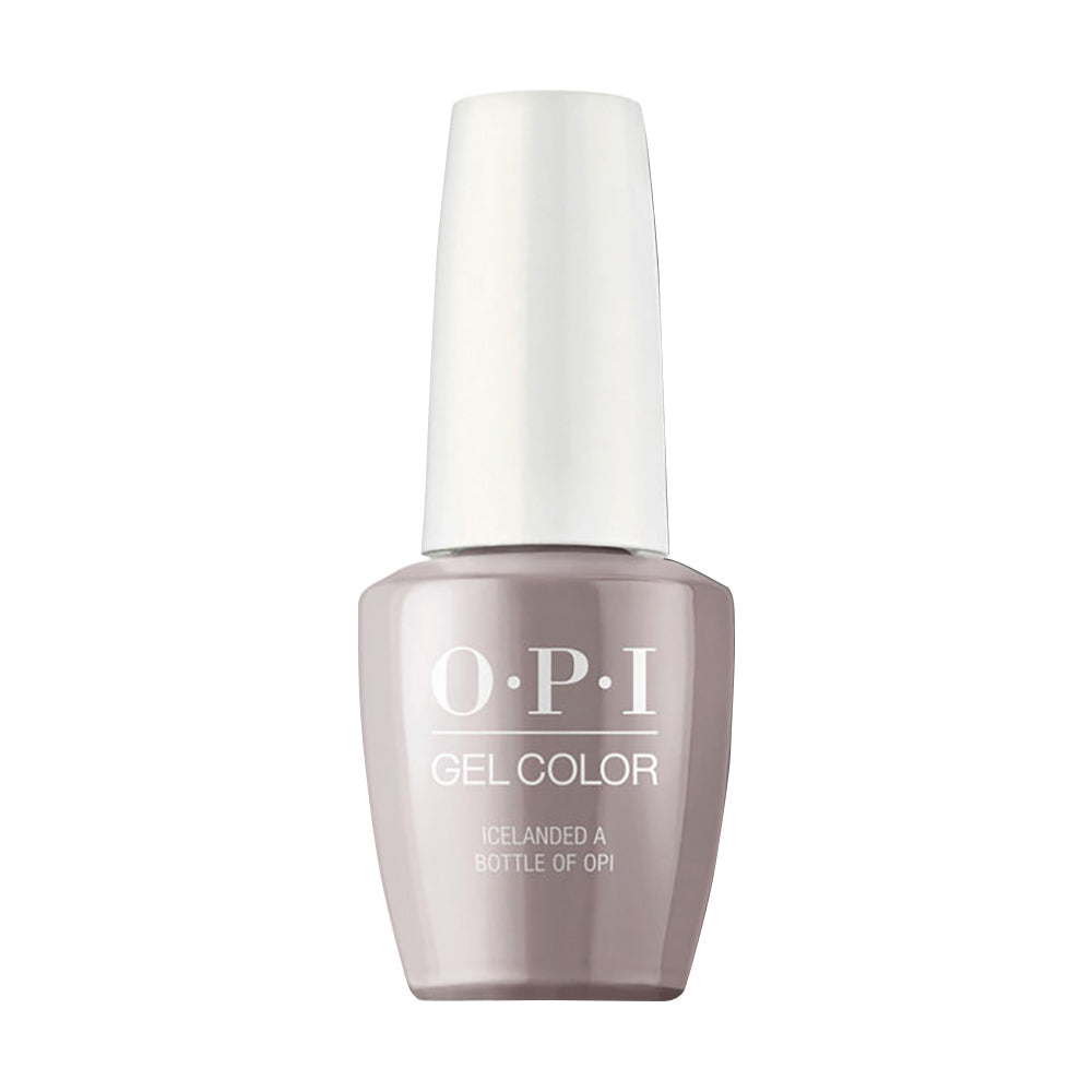 OPI Gel Nail Polish - I53 Icelanded a Bottle ofOPI - Brown Colors