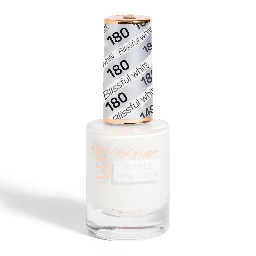 LDS 180 Blissful White - LDS Nail Lacquer 0.5oz