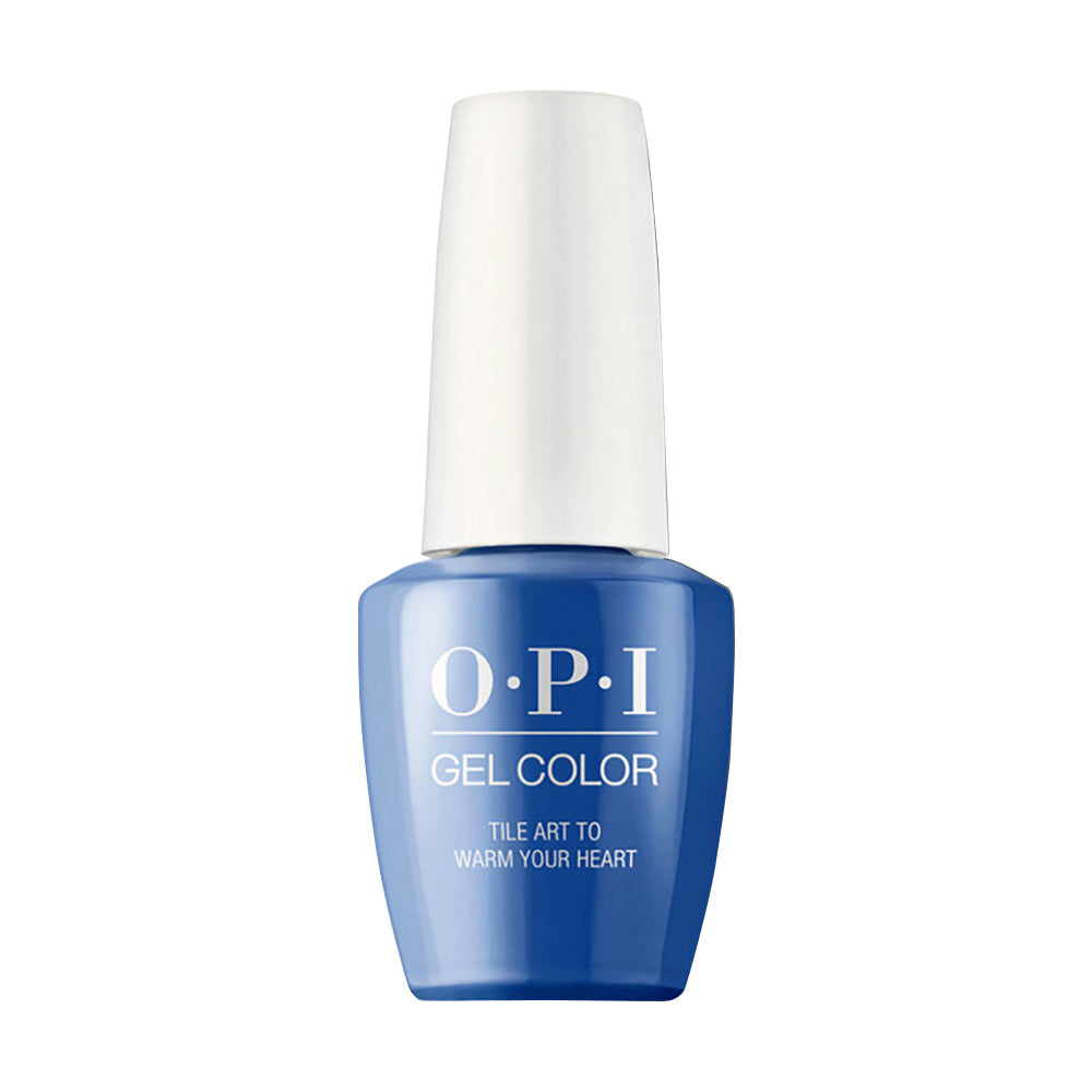 OPI Gel Nail Polish - L25 Tile Art to Warm Your Heart - Blue Colors
