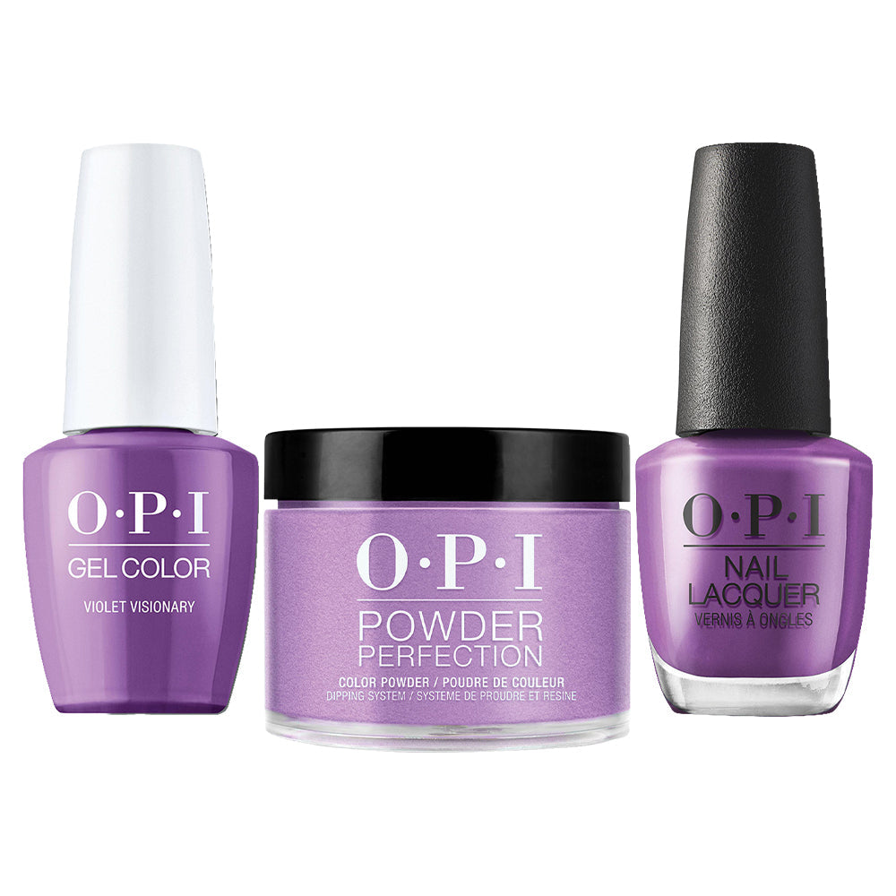 OPI 3 in 1 - LA11 Violet Visionary - Dip, Gel & Lacquer Matching