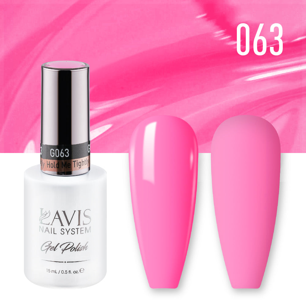 Lavis Gel Nail Polish Duo - 063 Purple Colors - Hold Me Tightly