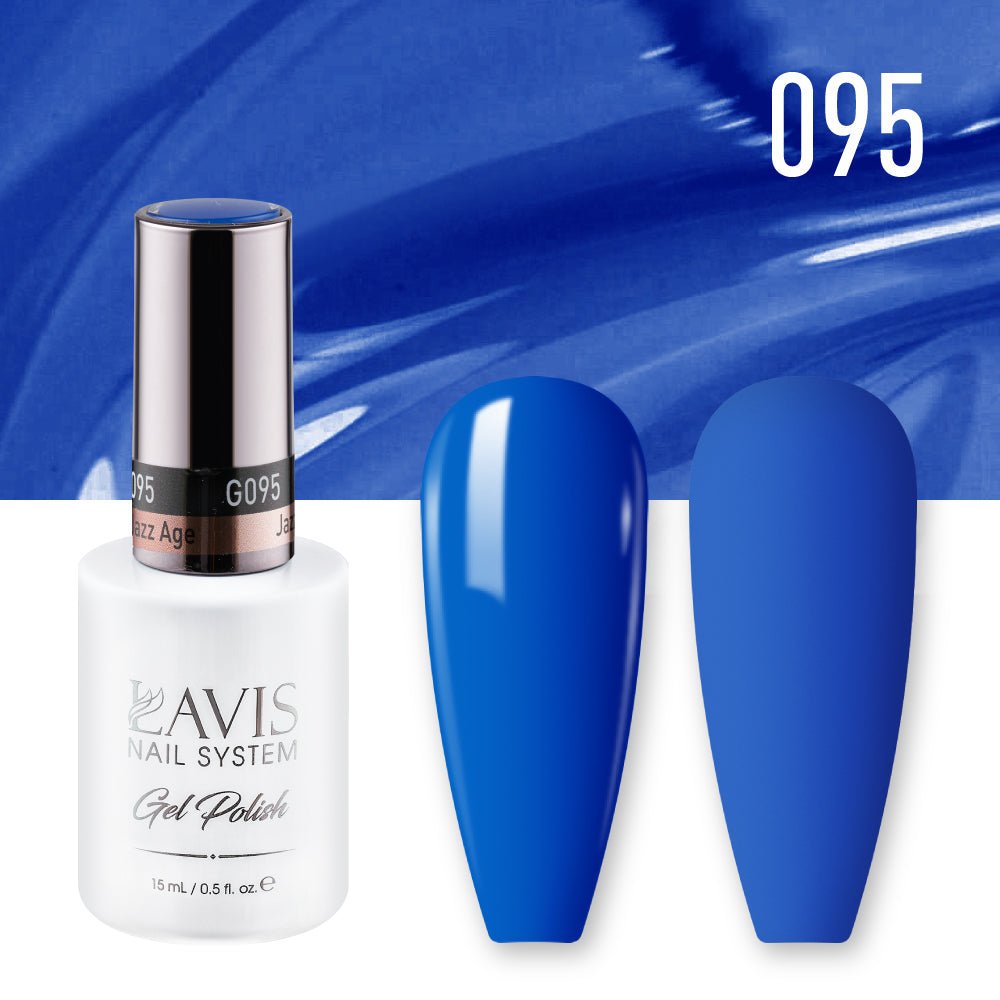 Lavis Gel Nail Polish Duo - 095 Blue Colors - Jazz Age