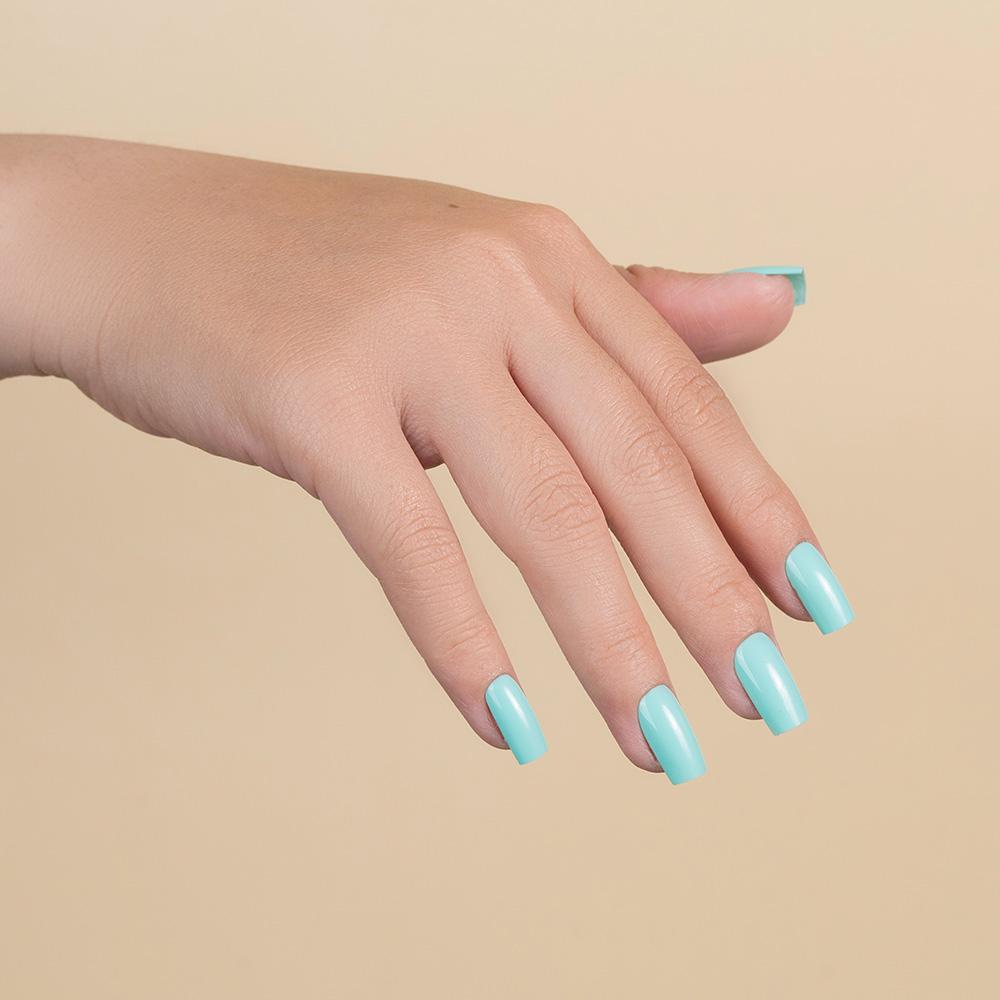 LDS Blue, Mint Dipping Powder Nail Colors - 001 Breakfast at Tiffany's