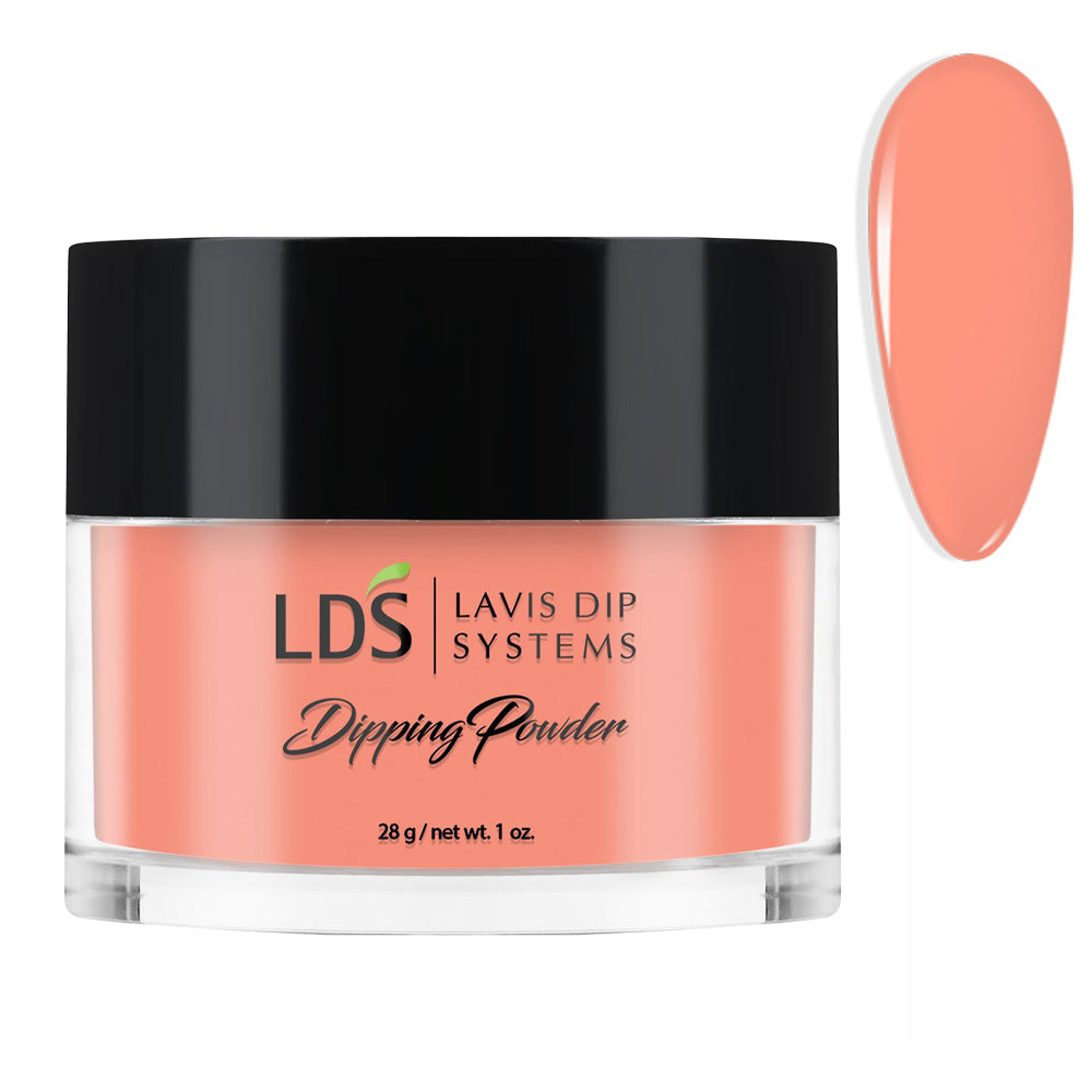LDS Coral Dipping Powder Nail Colors - 007 Just Peachy