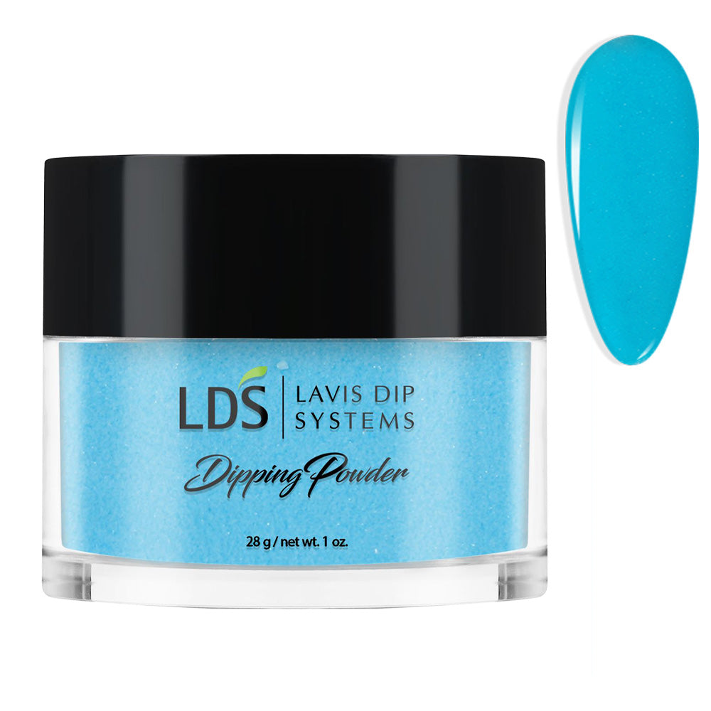 LDS Blue Dipping Powder Nail Colors - 015 Aqua Blue