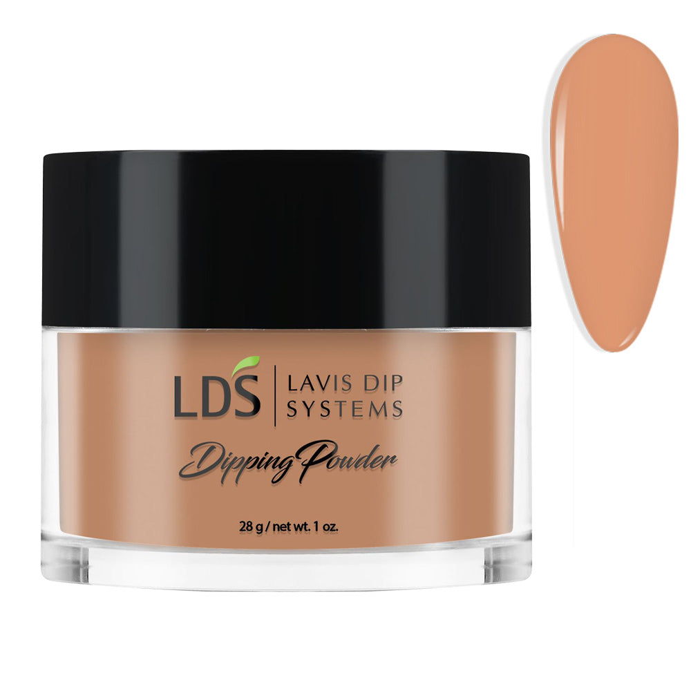 LDS Coral Dipping Powder Nail Colors - 066 Crème Brulee