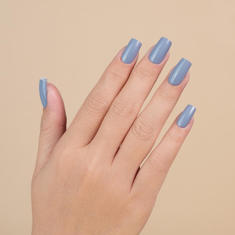 LDS Blue Dipping Powder Nail Colors - 078 Moody Sky