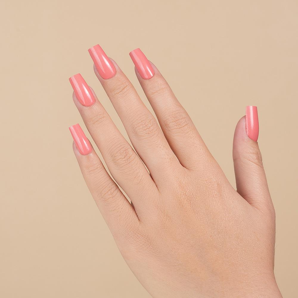 LDS Gel Nail Polish Duo - 114 Coral Colors - Melon Like It Is