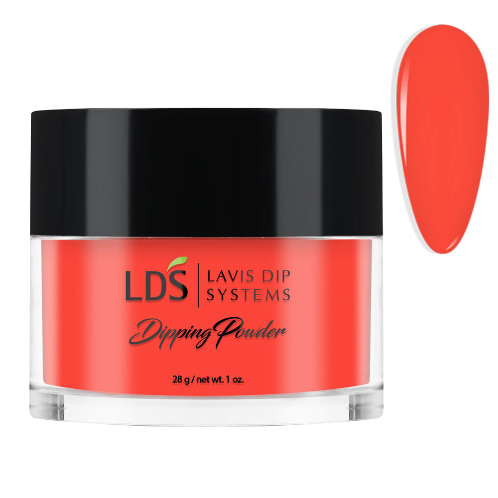 LDS Orange Dipping Powder Nail Colors - 119 Red-Y For Adventure
