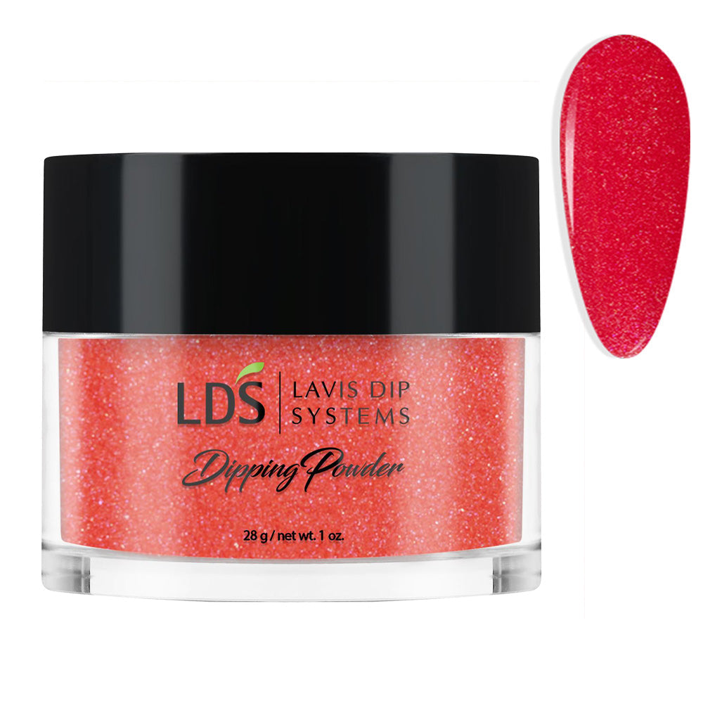 LDS Glitter, Red Dipping Powder Nail Colors - 142 Resilience