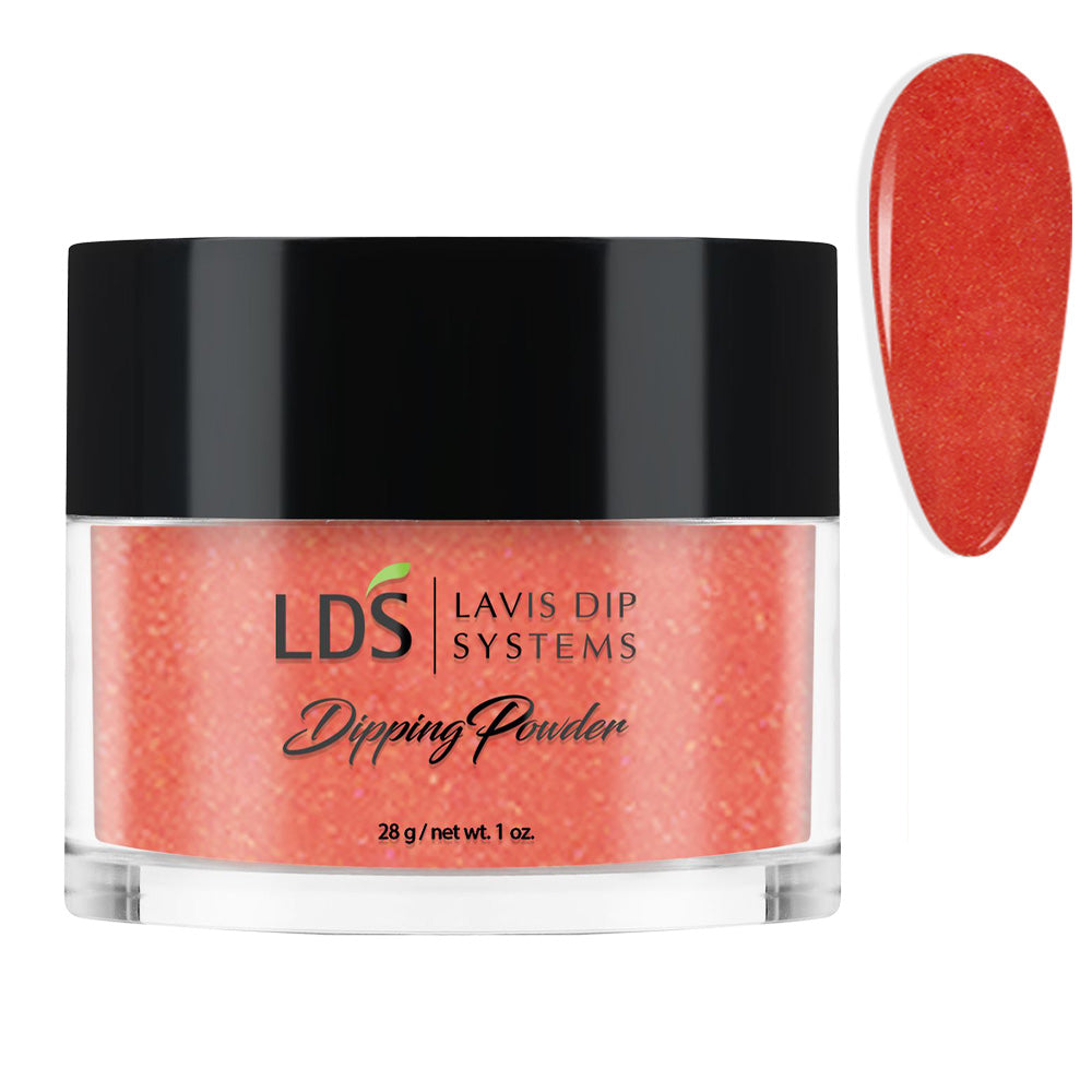 LDS Orange Dipping Powder Nail Colors - 146 Soak Up The Sun