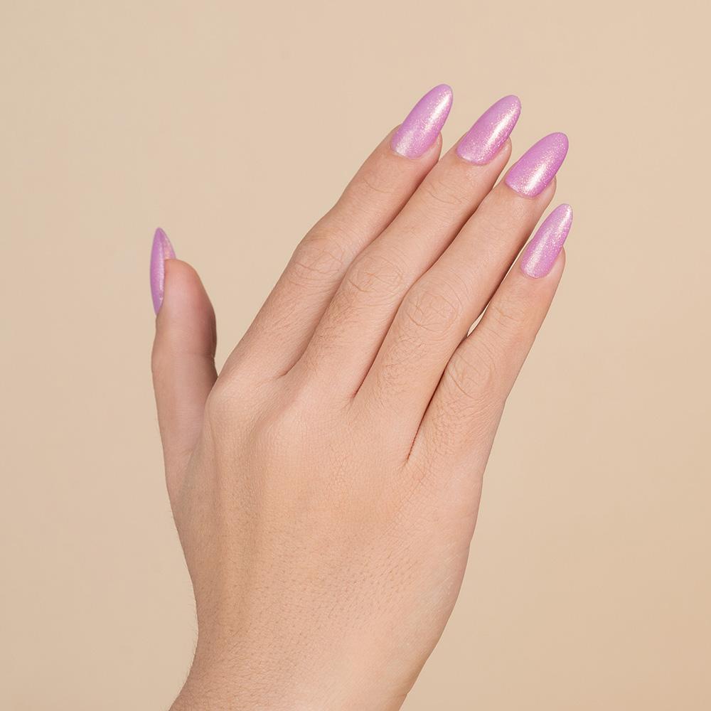 LDS Gel Nail Polish Duo - 155 Glitter, Pink Colors - I Wear Love