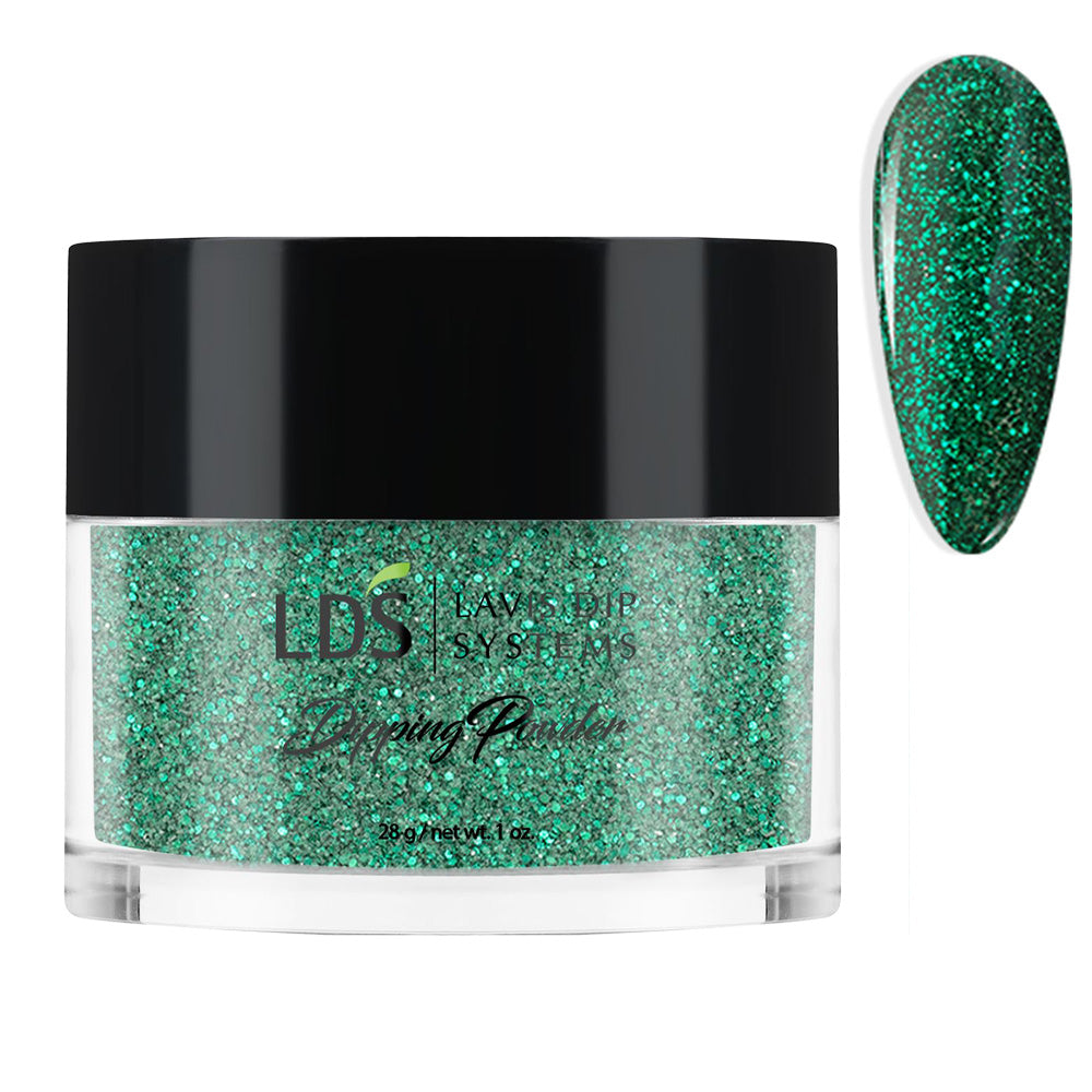 LDS Glitter, Green Dipping Powder Nail Colors - 172 Vivid Jade