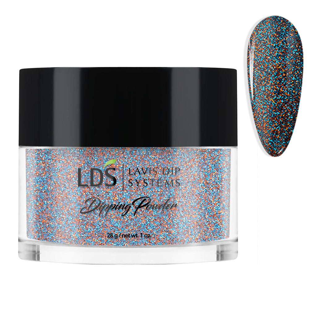 LDS Black, Glitter Dipping Powder Nail Colors - 178 Get Lost