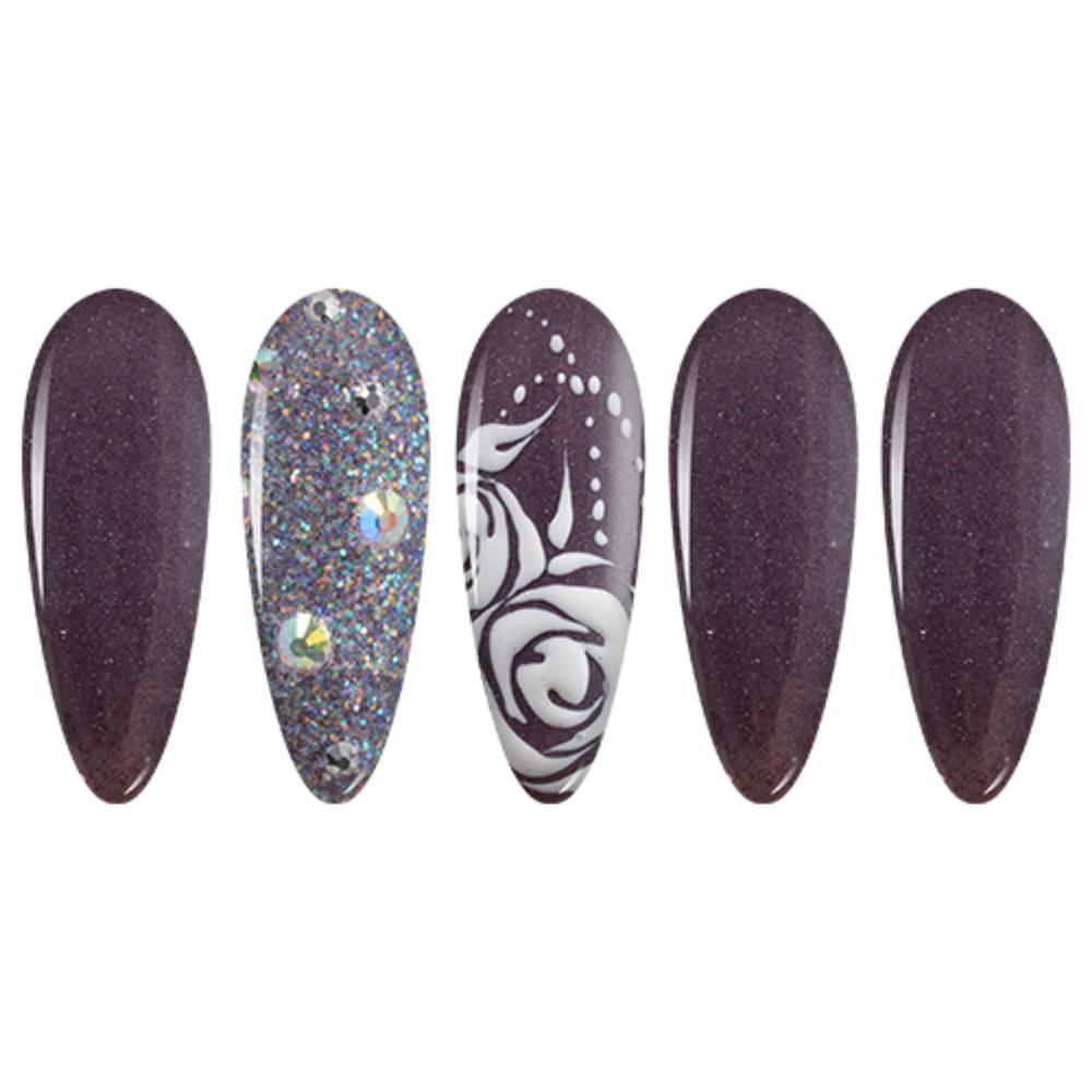LDS Glitter, Purple Dipping Powder Nail Colors - 124 Harmony