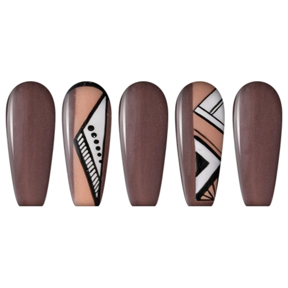 LDS Brown Dipping Powder Nail Colors - 135 85% Cocoa