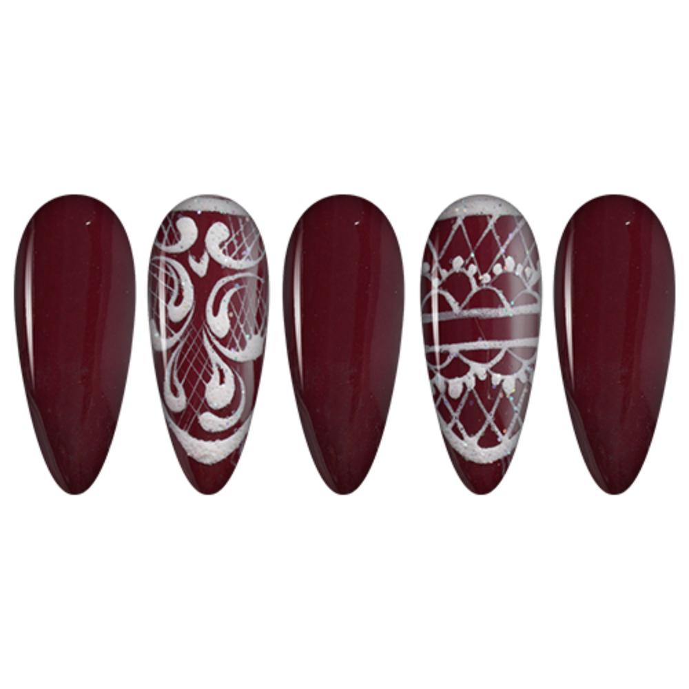 LDS Red Dipping Powder Nail Colors - 013 Mulled Wine