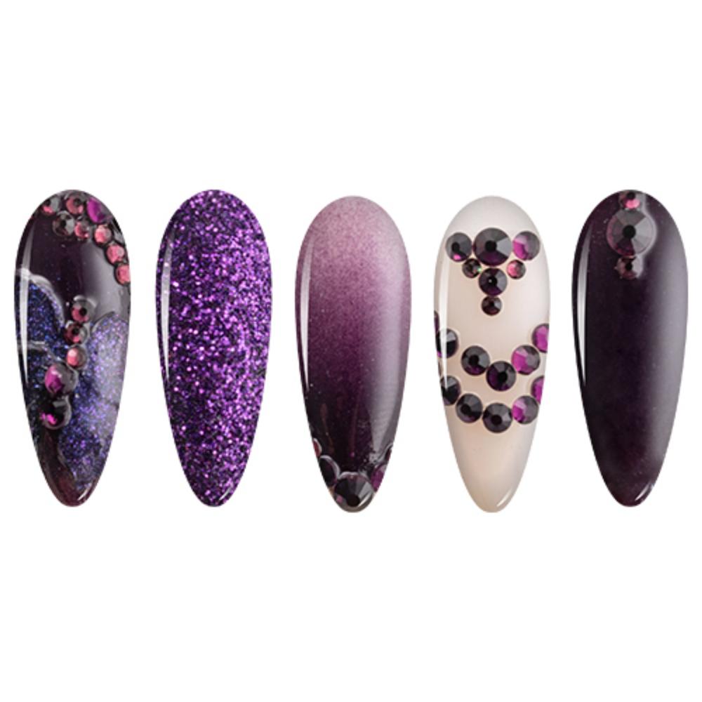 LDS Purple Dipping Powder Nail Colors - 022 Bruised Plum