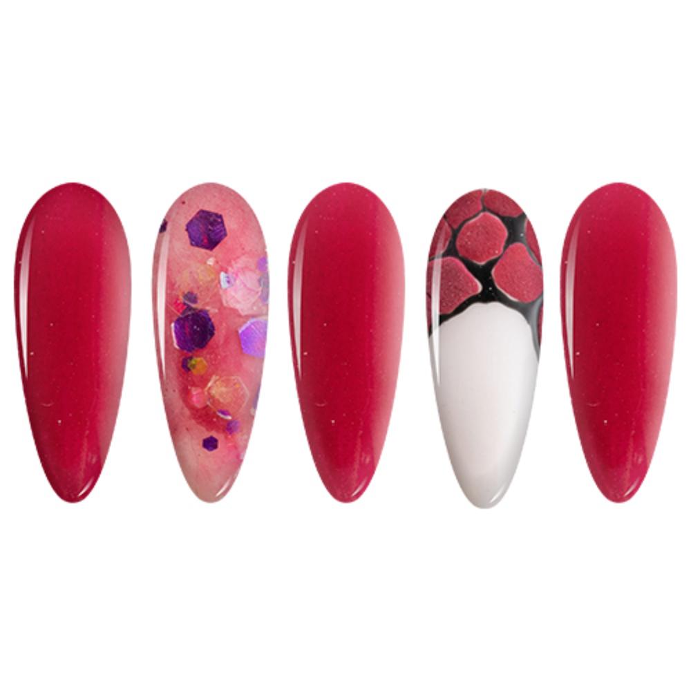LDS Red, Pink Dipping Powder Nail Colors - 038 I Lava You