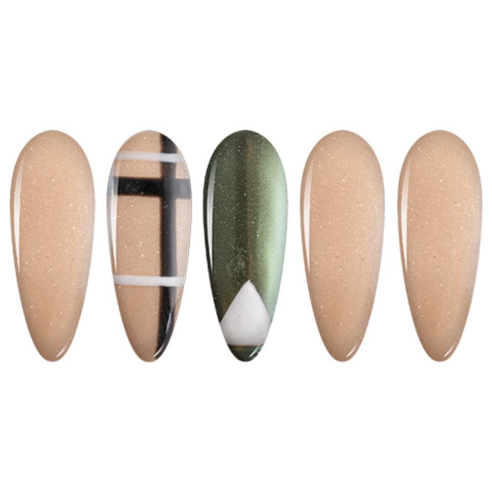 LDS Beige, Glitter Dipping Powder Nail Colors - 055 It Color