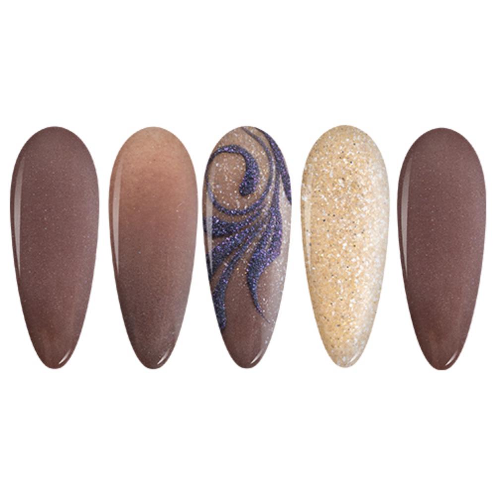 LDS Brown Dipping Powder Nail Colors - 091 Intentional