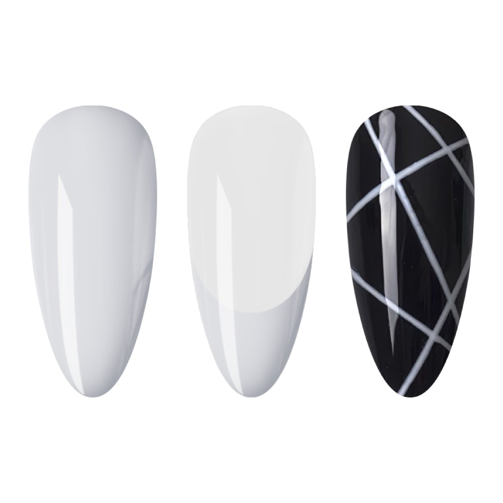 LDS Gel Polish Nail Art Liner - White 02 (ver 2)