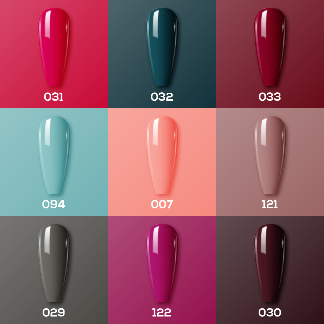 WINTER MOOD - LDS Holiday Nail Lacquer Collection: 007, 029, 030, 031, 032, 033, 094, 121, 122
