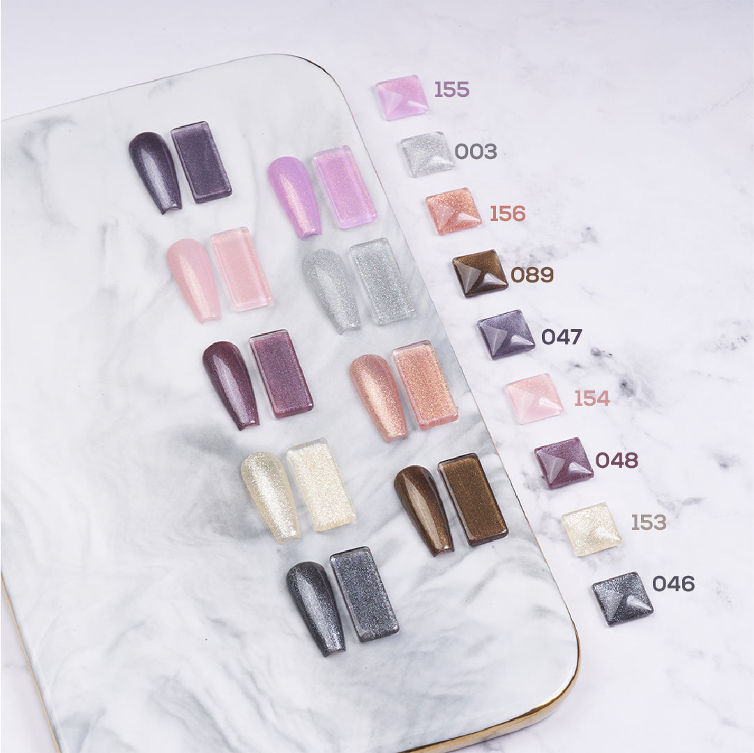 SOFT GLAM - LDS Holiday Nail Lacquer Collection: 003, 046, 047, 048, 089, 153, 154, 155, 156