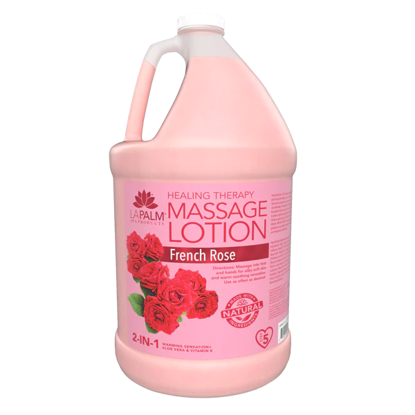 La Palm Massage Lotion - French Rose - 1Gallon