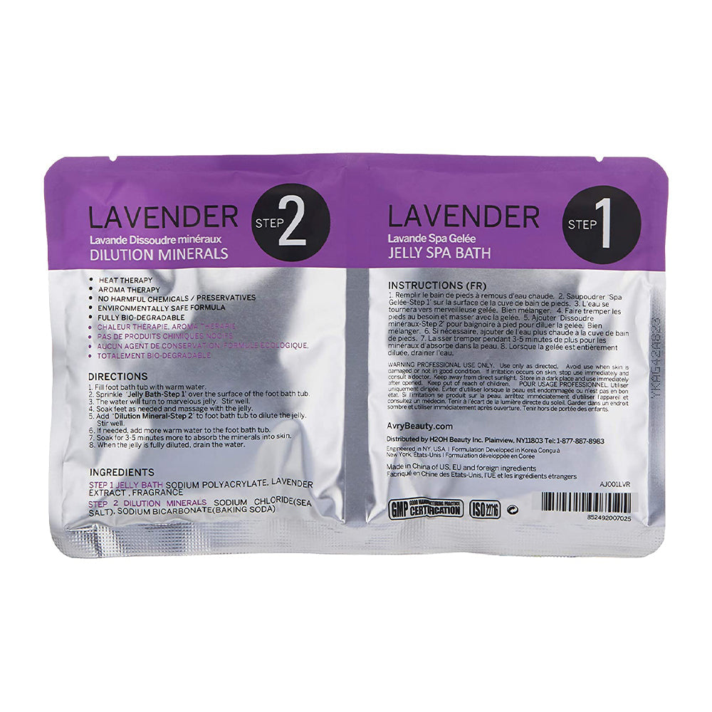 AVRY BEAUTY - CASE OF 30 - Gel-Ohh! Jelly Spa Bath - Lavender