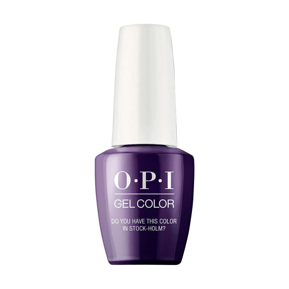OPI Gel Nail Polish - N47 Do You Have this Color in Stock-holm? - Purple Colors