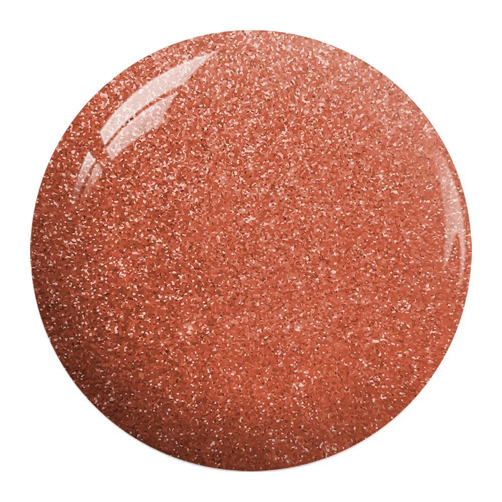 NuGenesis Dipping Powder Nail - NG 607 Copper Rose - Glitter, Orange Colors