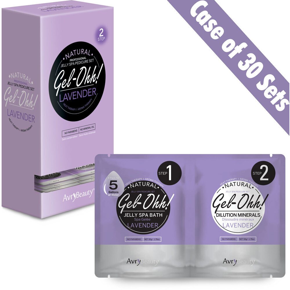 AVRY BEAUTY - CASE OF 30 - Gel-Ohh! Jelly Spa Bath - Lavender