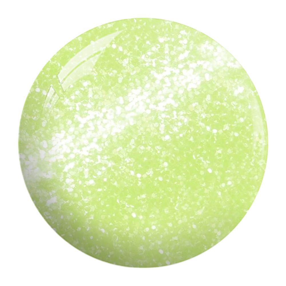 NuGenesis Dipping Powder Nail - NL 14 Lemon Lime - Green, Glitter Colors