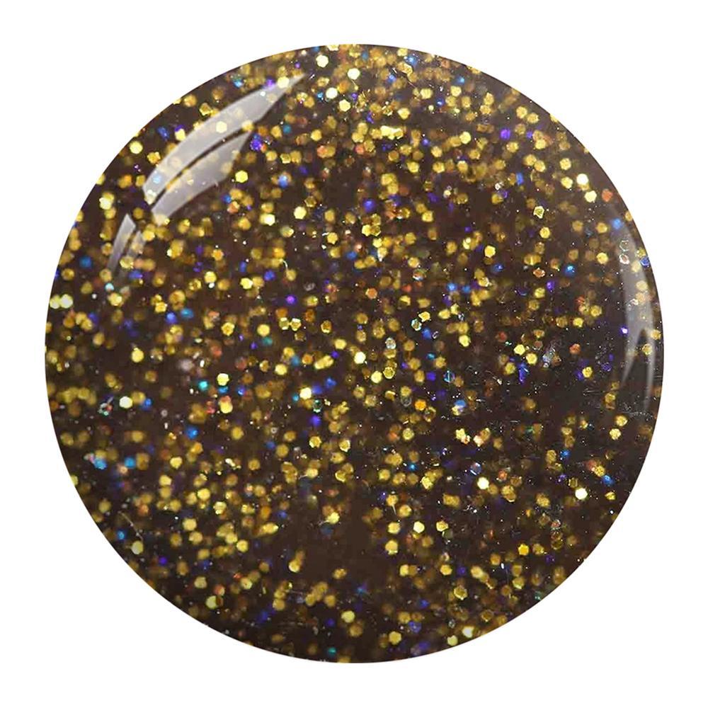 NuGenesis Dipping Powder Nail - NL 25 When in Doubt - Brown, Glitter Colors